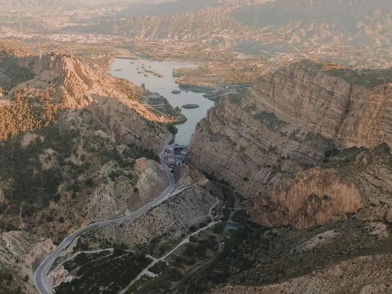 Presa del Mayés en Ojós