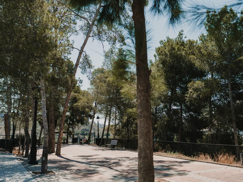 Mirador de la Plaza de la Fábrica en Villanueva del Río Segura
